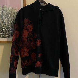 H&M Floral Black Hoodie